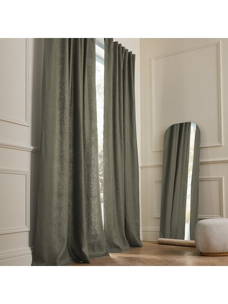 La Redoute Κουρτίνα με Θηλιές 140x320 Private 350909304 Χακί