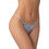 Milena By Paris Γυναικείο Sexy String με Δαντέλα Λιλά 7518