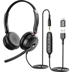 Onikuma X81 On Ear Ακουστικά Υπολογιστή με Μικρόφωνο & 3.5mm Jack