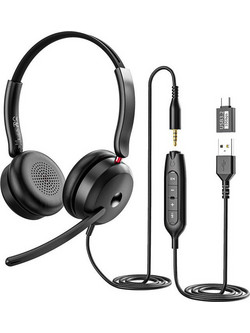 Onikuma X81 On Ear Ακουστικά Υπολογιστή με Μικρόφωνο & 3.5mm Jack
