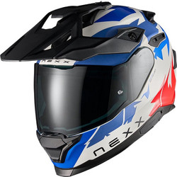 Nexx Y.Travl Primal Blue Red Κράνος Μηχανής Full Face 1750gr