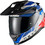 Nexx Y.Travl Primal Blue Red Κράνος Μηχανής Full Face 1750gr