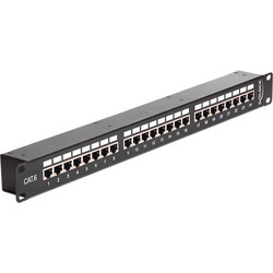 DeLOCK 43295 Ethernet Patch Panel Rack 1U 19" 24 Θυρών Cat.6 Unshielded