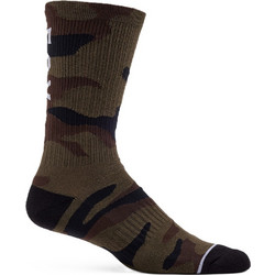 Fox Racing Ανδρικές Κάλτσες Ψηλές με Σχέδια Καφέ 32869-031