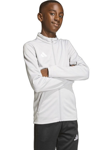Adidas Παιδική Ζακέτα με Φερμουάρ Λευκό JZ6610