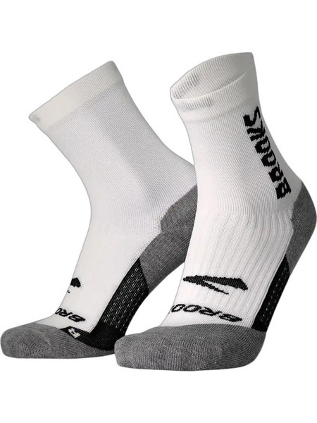 Brooks Ανδρικές Κάλτσες Ψηλές με Σχέδια Λευκές 280495-161