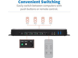 Eaton KVM Switch B005-HUA4 HDMI USB