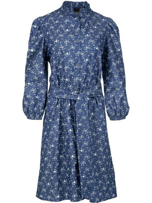 Conquista Mini Καλοκαιρινό Καθημερινό Φόρεμα Floral Navy Μπλε C211-283-18