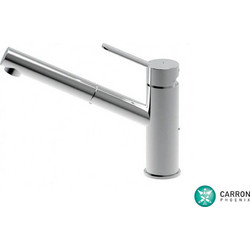 La Torre Newpro 42181-100 Μπαταρία Κουζίνας Πάγκου Διπλής Παροχής Ανάμεικτη με Ντουζ Inox