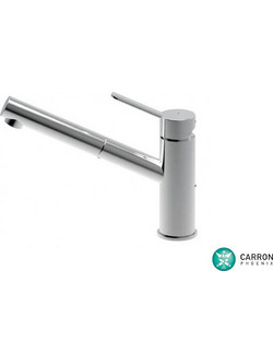 La Torre Newpro 42181-100 Μπαταρία Κουζίνας Πάγκου Διπλής Παροχής Ανάμεικτη με Ντουζ Inox