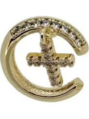 RO Accessories Γυναικείο Σκουλαρίκι Cuff Xρυσό EC206