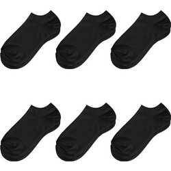 Dimisocks Fleece Ανδρικές Κάλτσες Κοντές Μαύρες 6Pack 7914