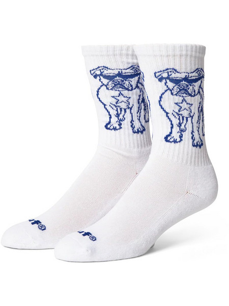 Huf Star Pup Ανδρικές Κάλτσες Μέχρι το Γόνατο με Σχέδια Λευκές SK00943