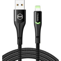 Mcdodo CA-7840 Braided USB-A to Lightning Cable 1.2m Black