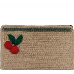 Kentia Purse 266 Γυναικείο Νεσεσέρ Παραλίας 30x18cm Καφέ