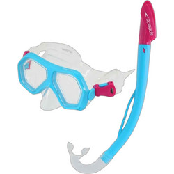 Speedo Dual Lenses Μάσκα Θαλάσσης με Αναπνευστήρα SOL25004C-LACY