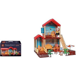 Zita Toys Κουκλόσπιτο Δυόροφο