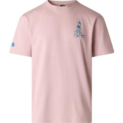 The North Face Alien Relaxed SS TNF Ανδρικό Αθλητικό T-Shirt Ροζ NF0A8G9G0SO