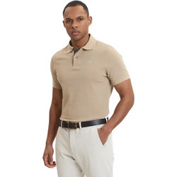 Barbour Ανδρική Μπλούζα Polo Κοντομάνικη Μπεζ MML0012-ST39