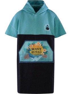 Wave Hawaii Travel Πόντσο Θαλάσσης Γαλάζιο