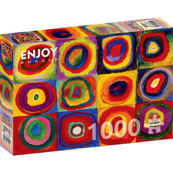 Puzzle ENJOY Puzzle Vassily Kandinsky Color Study 1000 Κομμάτια
