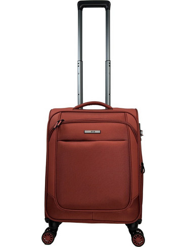 RCM 214 Βαλίτσα Καμπίνας 55x40x20cm με 4 Ρόδες Κόκκινη