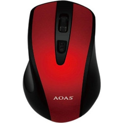 AOAS RF-2819B Ασύρματο Mini Ποντίκι Red