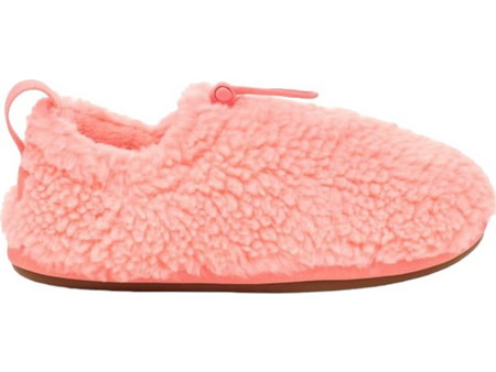 UGG Ανατομικές Χειμερινές Παιδικές Παντόφλες για Κορίτσι με Γούνα Σομόν 1143792K-SHPN