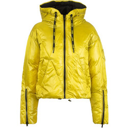 DKNY Γυναικείο Μπουφάν Χειμωνιάτικο Puffer Μακρύ Κίτρινο P5HJ1CLF-O38