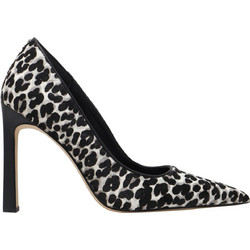 Michael Kors Γόβες Suede με Τακούνι Στιλέτο Μαύρες Λευκές 40T4AMHP1H-987