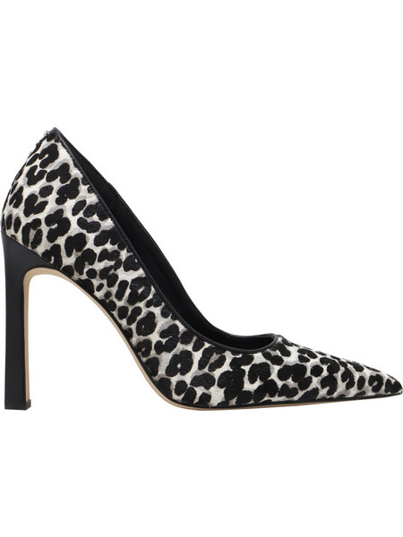 Michael Kors Γόβες Suede με Τακούνι Στιλέτο Μαύρες Λευκές 40T4AMHP1H-987
