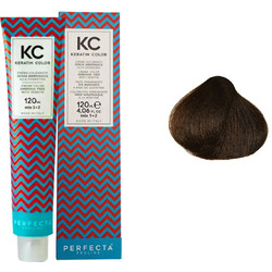 Perfecta Keratin Color 4.34 Καστανό Χρυσό Χάλκινο Μόνιμη Βαφή Μαλλιών Xωρίς Αμμωνία 120ml
