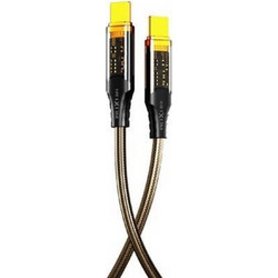 Moxom LX-CB859 LED USB-C to USB-C 100W 1.8m Transparent