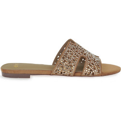 Exe Γυναικεία Σανδάλια Suede με Στρας Ταμπά W470V2321-1Y8