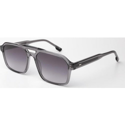 El Greco GR9421 C2 Ανδρικά Γυαλιά Ηλίου Aviator Κοκάλινα Γκρι με Μαύρο Φακό