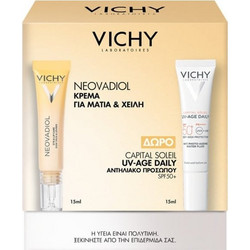 Vichy Neovadiol Eye & Lip Multi-Correction Care 15ml + UV-Age Daily SPF50+ 15ml