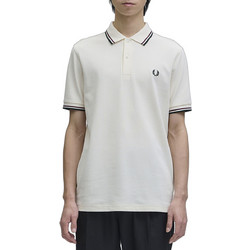 Fred Perry Ανδρική Μπλούζα Polo Κοντομάνικη Λευκή M3600-84A