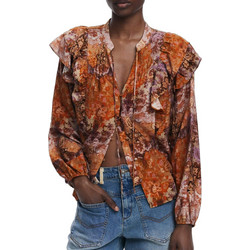 Desigual Γυναικείο Χειμερινό Top Πορτοκαλί 25WWBW08-7002