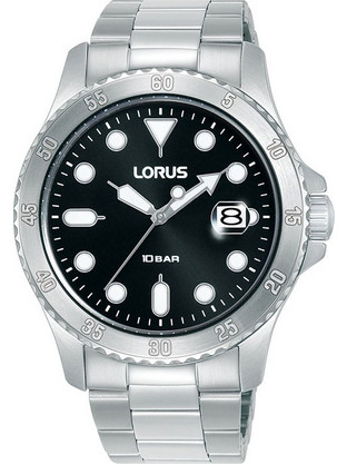 Lorus Ανδρικό Ρολόι με Ασημί Μεταλλικό Μπρασελέ RS965DX9