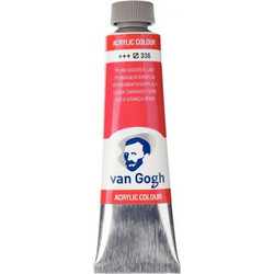 Royal Talens Van Gogh 336 Permanent Madder Lake Ακρυλικά Χρώματα Ζωγραφικής 40ml 3τμχ