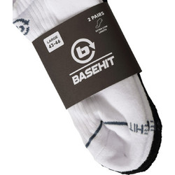 Basehit Ανδρικές Κάλτσες Κοντές Λευκές Μαύρες 2Pack 242.BU08.46