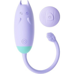 Kinksters Meow Good Monent Sex Egg Δονητής Egg για Ζευγάρια με Τηλεχειριστήριο Μωβ