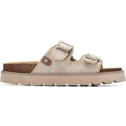 Refresh Γυναικεία Σανδάλια Suede Εκρού 175278