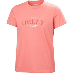 Helly Hansen Core Graphic Γυναικείο Αθλητικό T-Shirt Κοραλί 54592-066