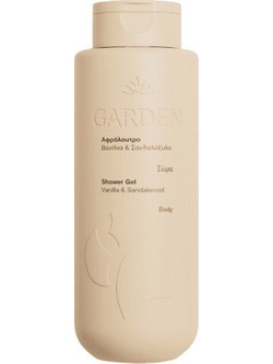 Garden Vanilla & Sandalwood Αφρόλουτρο σε Gel 400ml