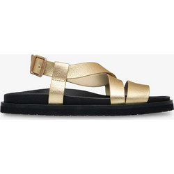 Roxy Δερμάτινα Γυναικεία Σανδάλια Χρυσά ERJL200042-CPG