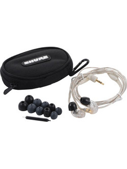 Shure SE215 Bundle Ακουστικά Ψείρες In-Ear Διαφανή