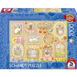Puzzle Schmidt Aristocratic Cats 1000 Κομμάτια