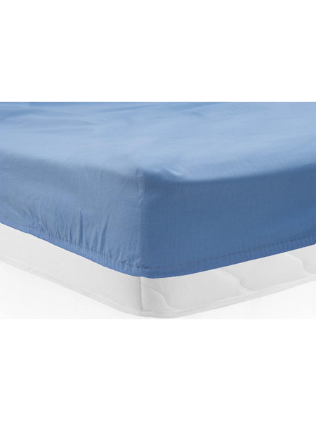 Heinner Σεντόνι King Size Βαμβακερό με Λάστιχο 180x200+30 Μπλε