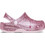 Crocs Chunky Glitter Παιδικά Παπούτσια Θαλάσσης για Κορίτσι Ανατομικά Ροζ Χρυσά 211940-6ZW